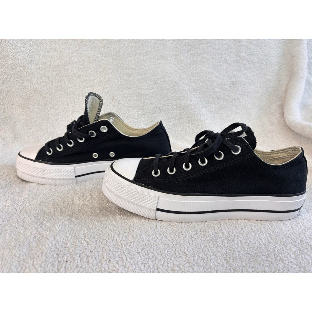 Converse Chuck Taylor All Star Move Platform Black Low Top Womens 9 Sneakers - Picture 3 of 9
